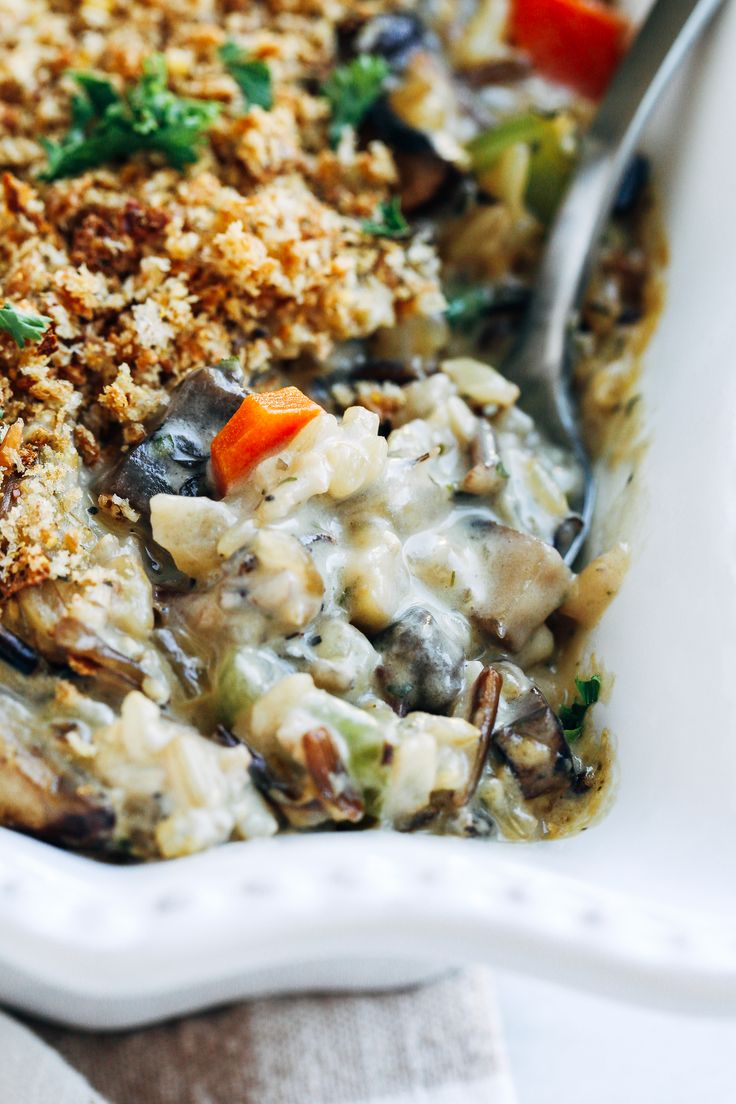 Creamy-Wild-Rice-Mushroom-Casserole