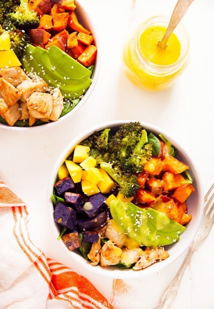 Buddha-Bowl-With-Spicy-Mango-Sauce