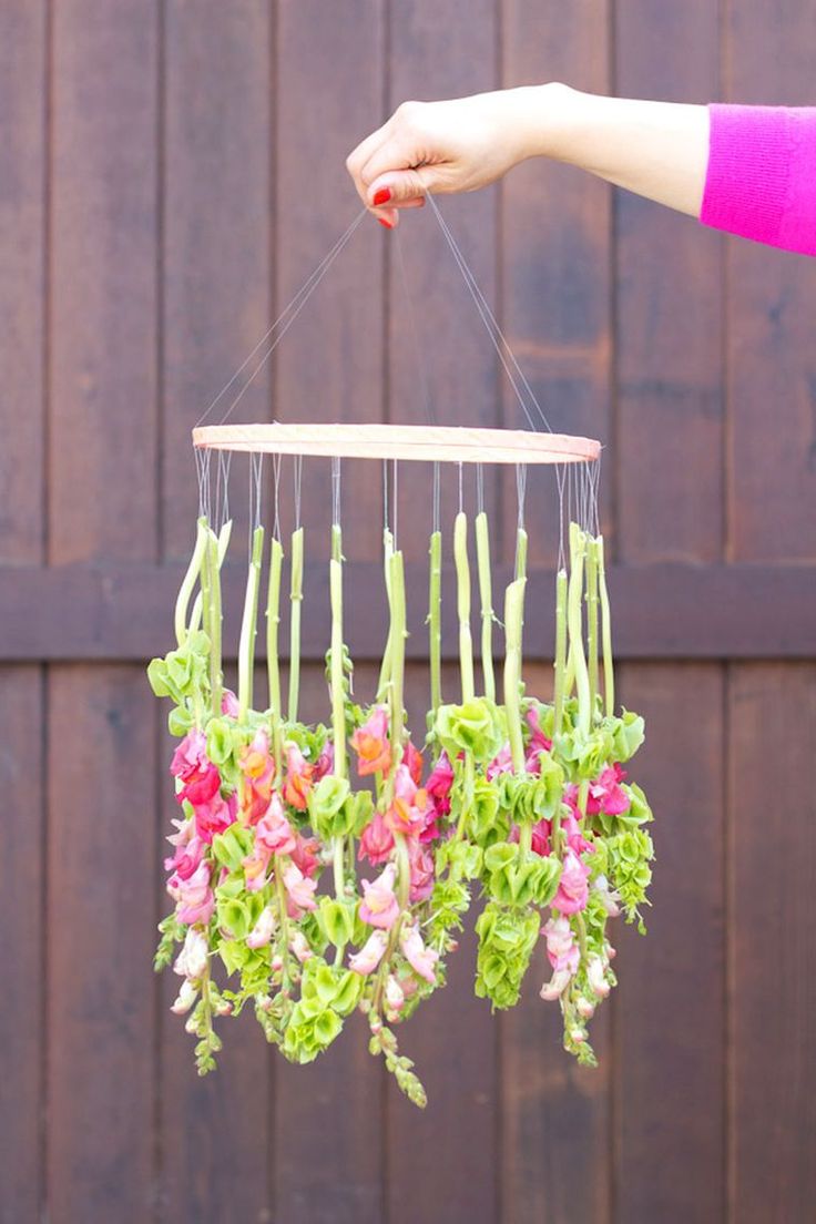 Hanging-Flower-Chandelier