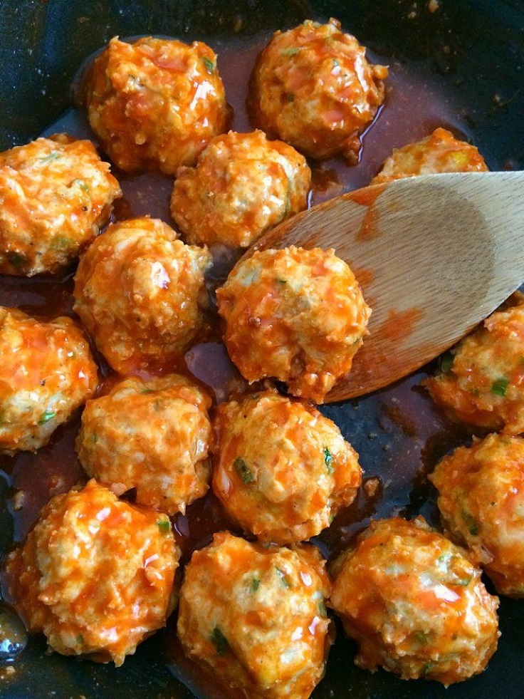 Buffalo-Chicken-Meatballs