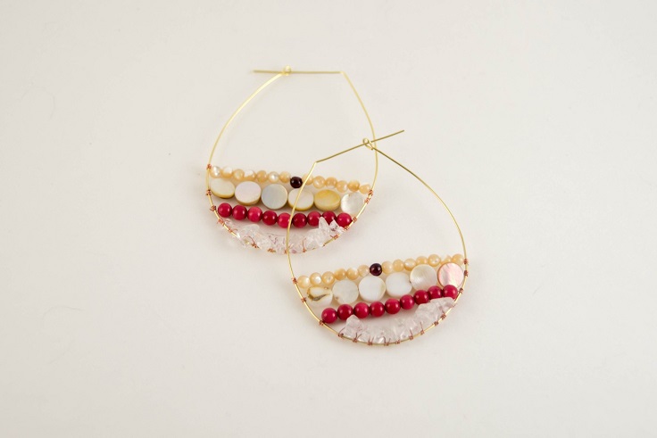 Wrapped-Beaded-Earrings