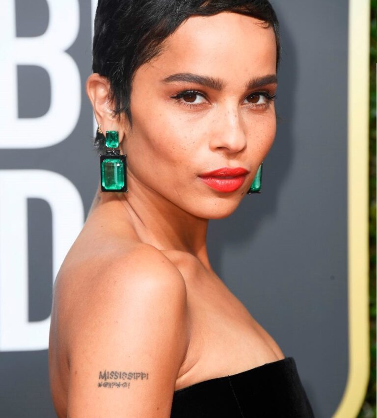 Top 10 Zoe Kravitz's Tattoos And The Meaning Behind Them