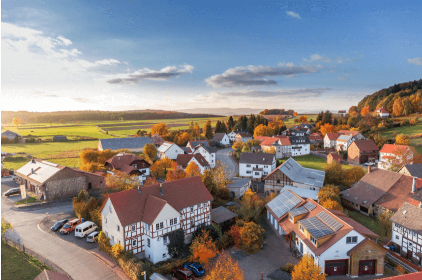 houses-aerial-view