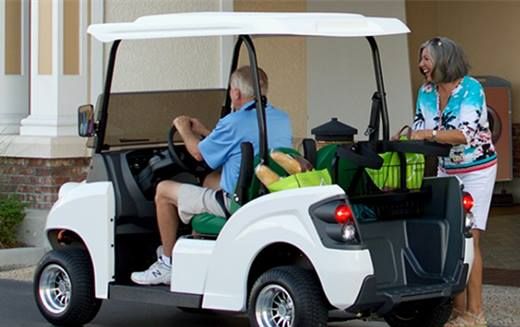driving-golf-cart