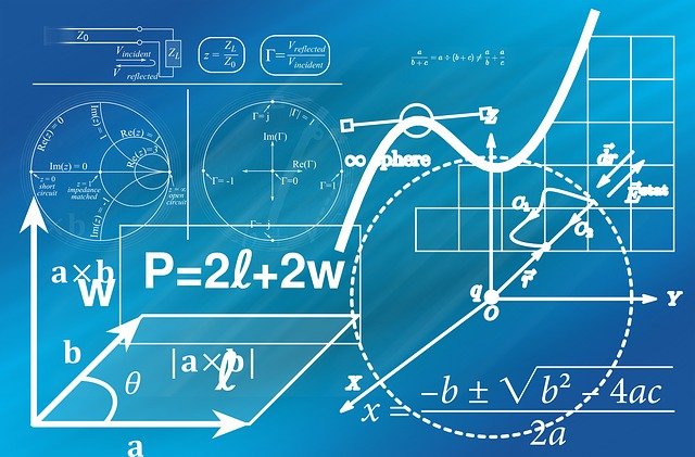 Different Mathematics and geometry formulas displayed.