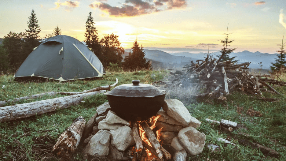 Camping and Barbeque.