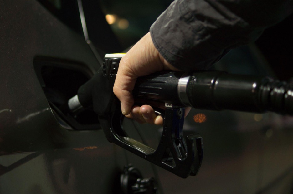 A man filling fuel.