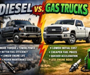 Diesel vs. Gas Trucks: What Used Truck Buyers Should Consider Before Committing